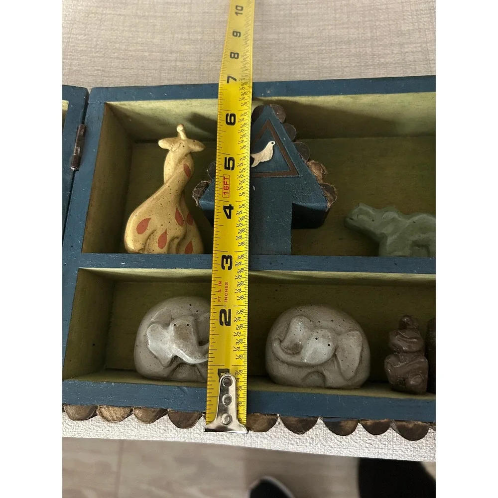 Vintage rustic Noah's ark‎ decor-handcrafted baby nursery decor